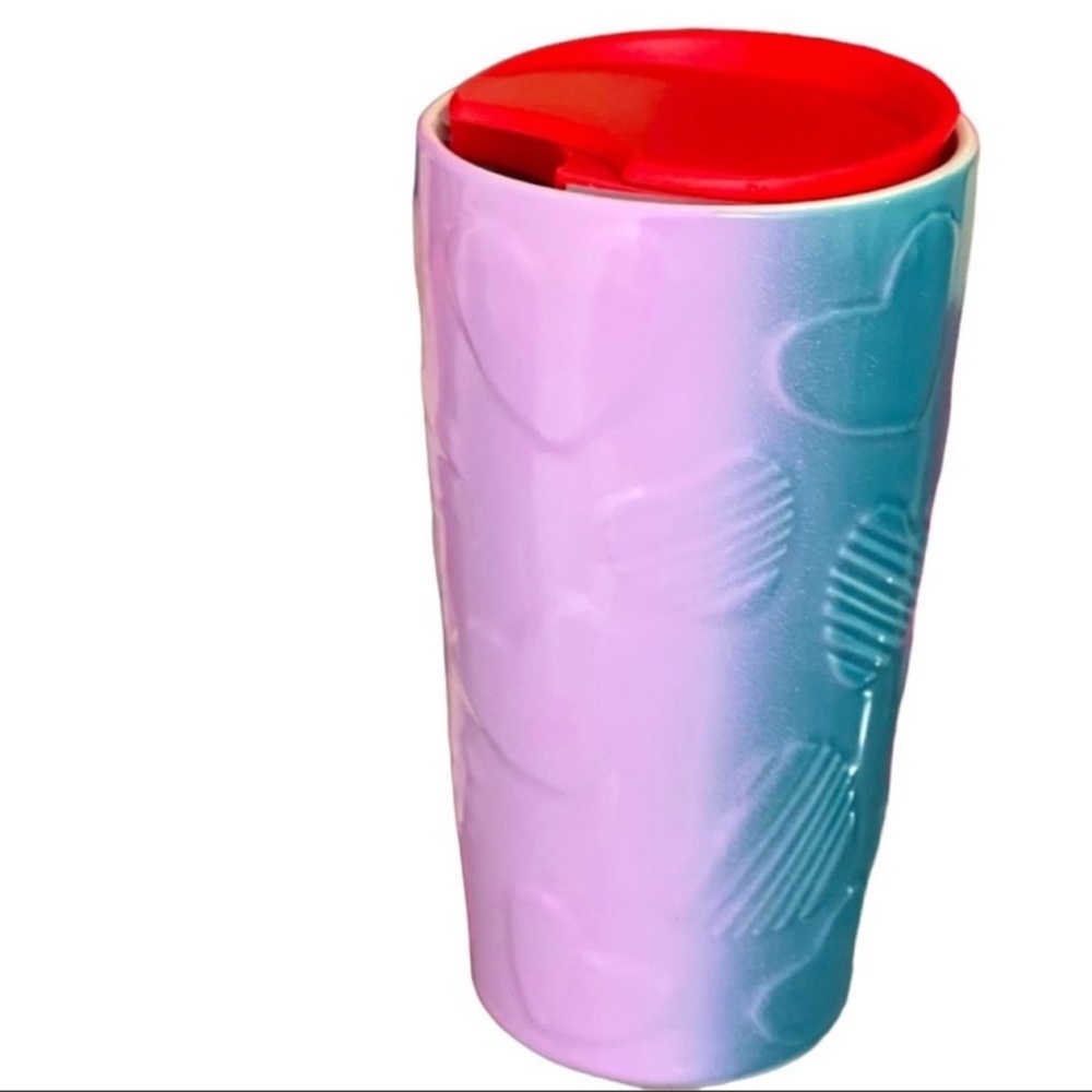 Starbucks Valentines Heart Ceramic Tumbler - Picture 1 of 6